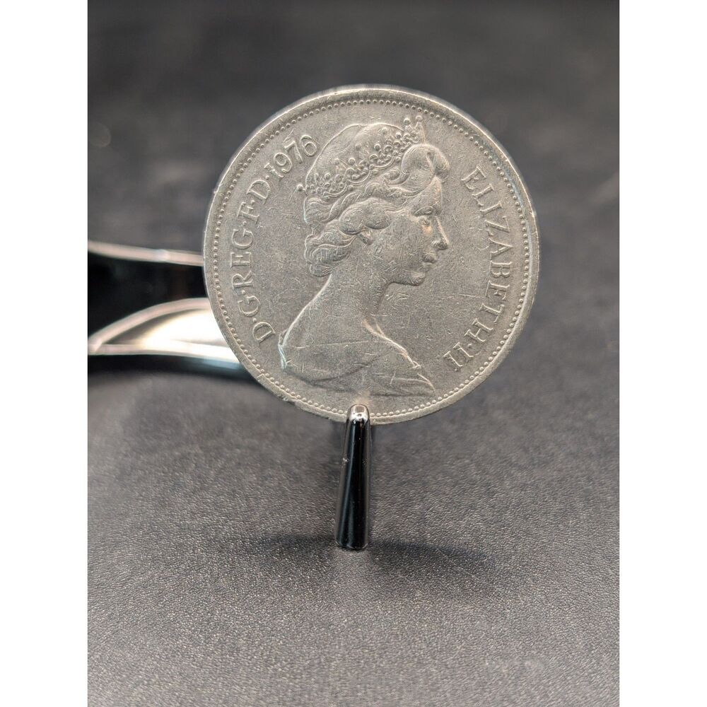 1976 UK 10 New Pence – Crowned Lion Early Decimal Coin – Circulated